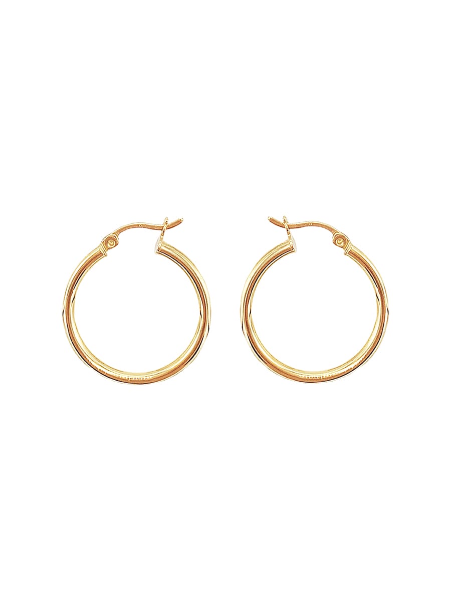 CHUNKY HOOPS PIERCED