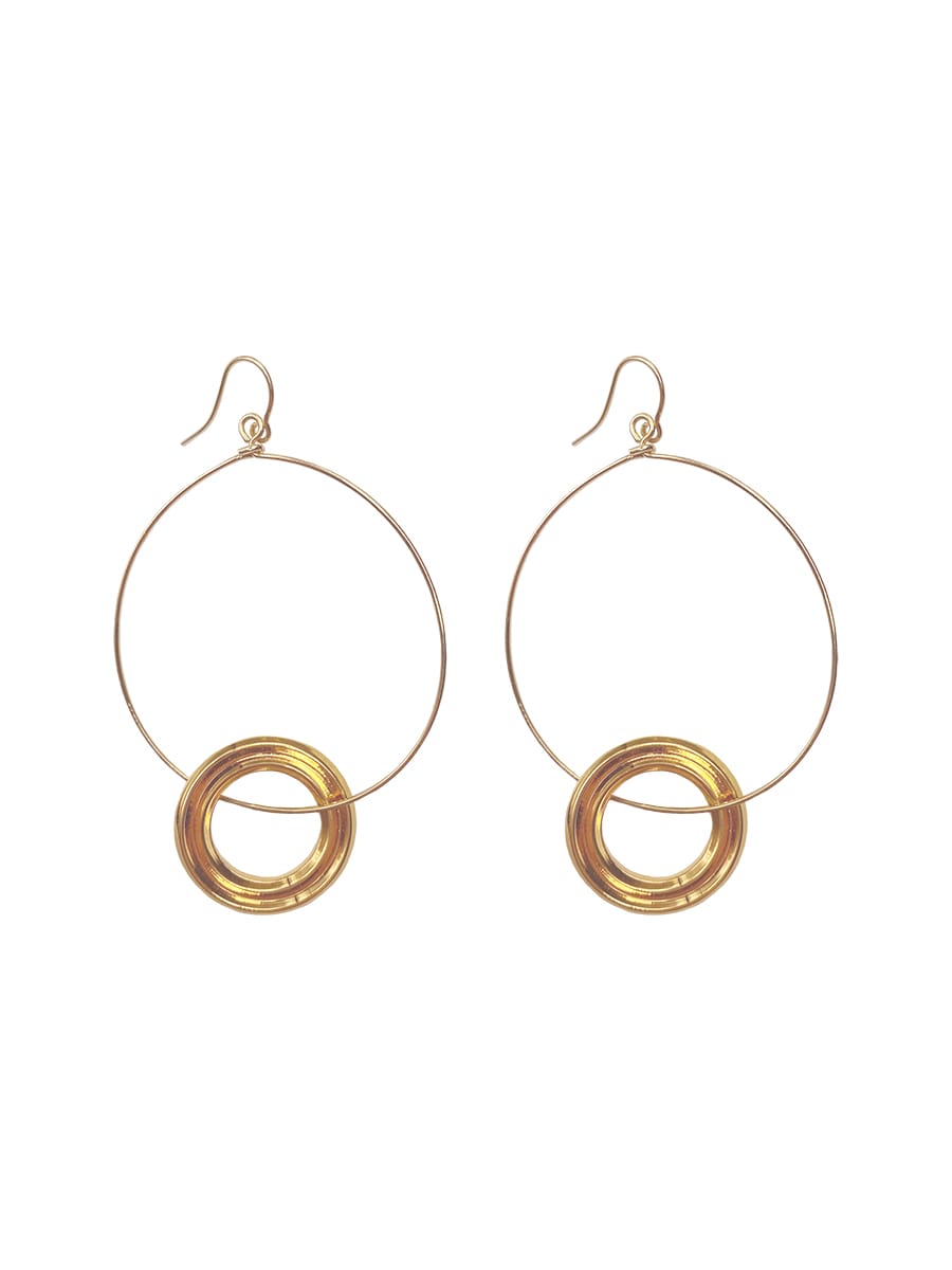 HOOP EARRINGS RINGLETS