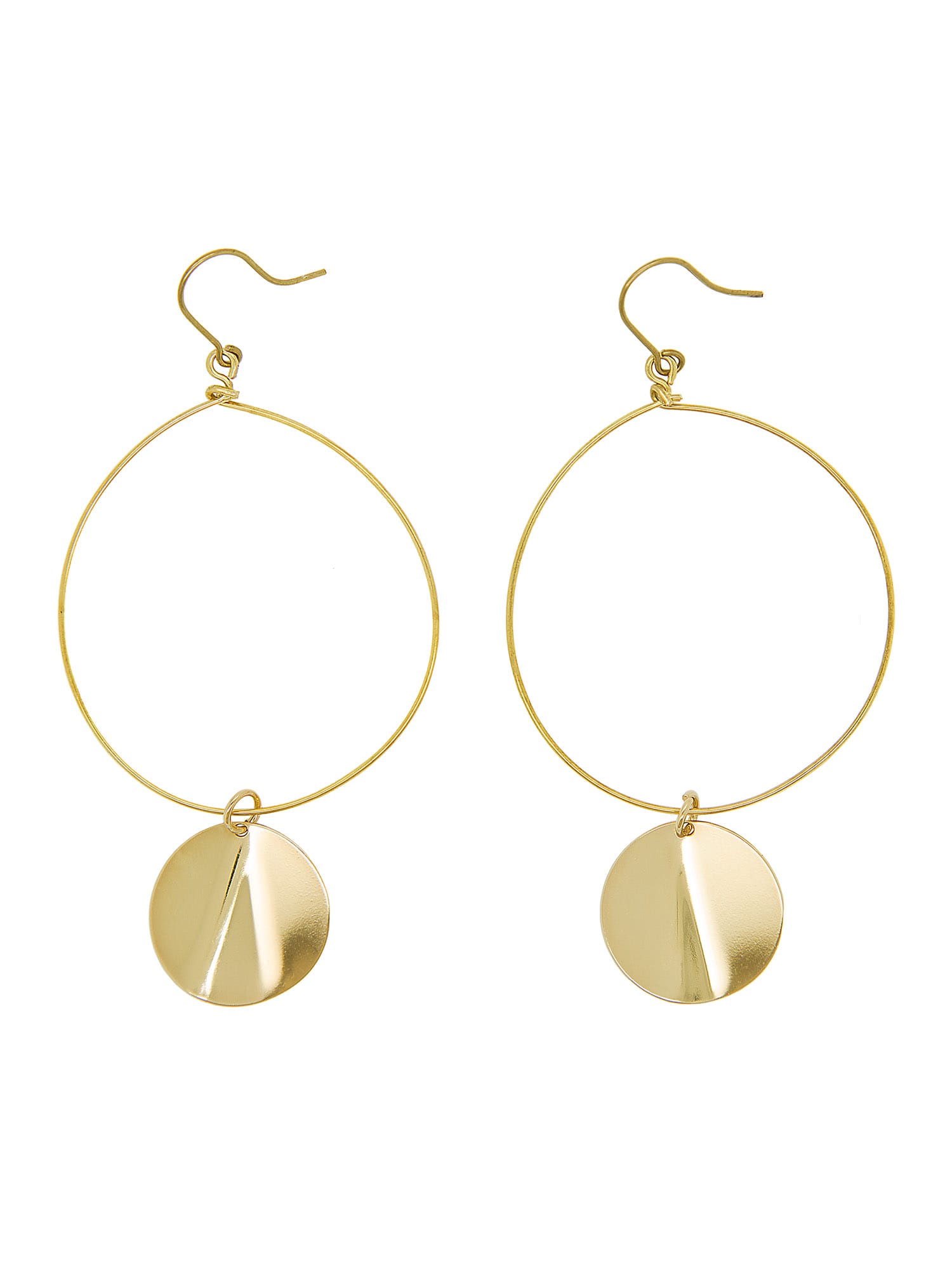 Earrings CIRCLE WISHPLATE