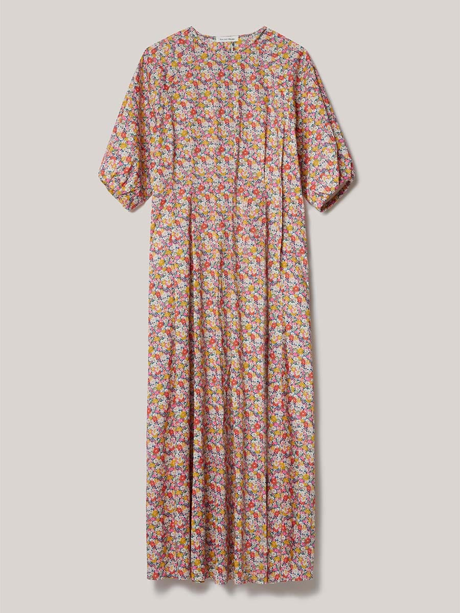 Pleated Dress Trine Resort Mille Fleurs