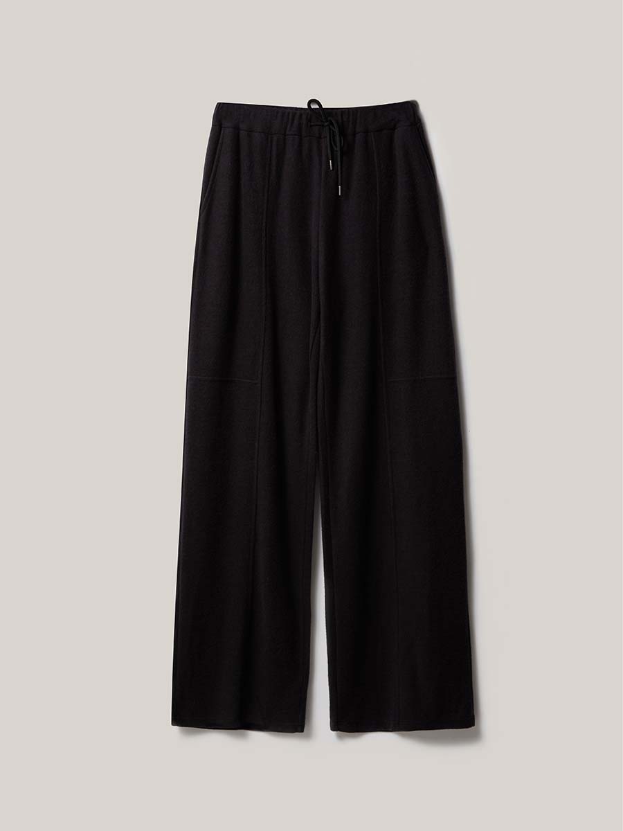 WOOLEN TRACK PANTS SUVI midnight