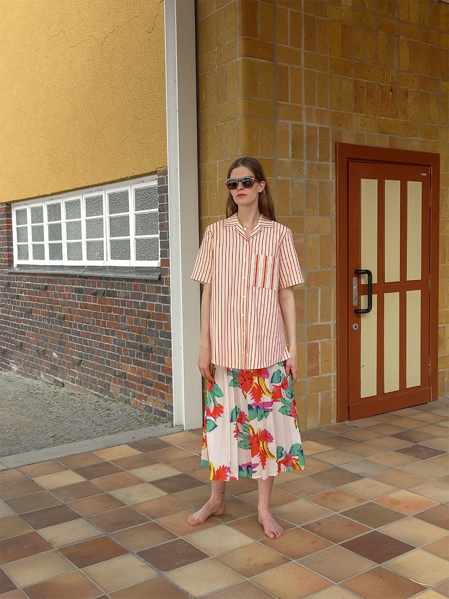 SKIRT BLANCA FLOWER PRINT