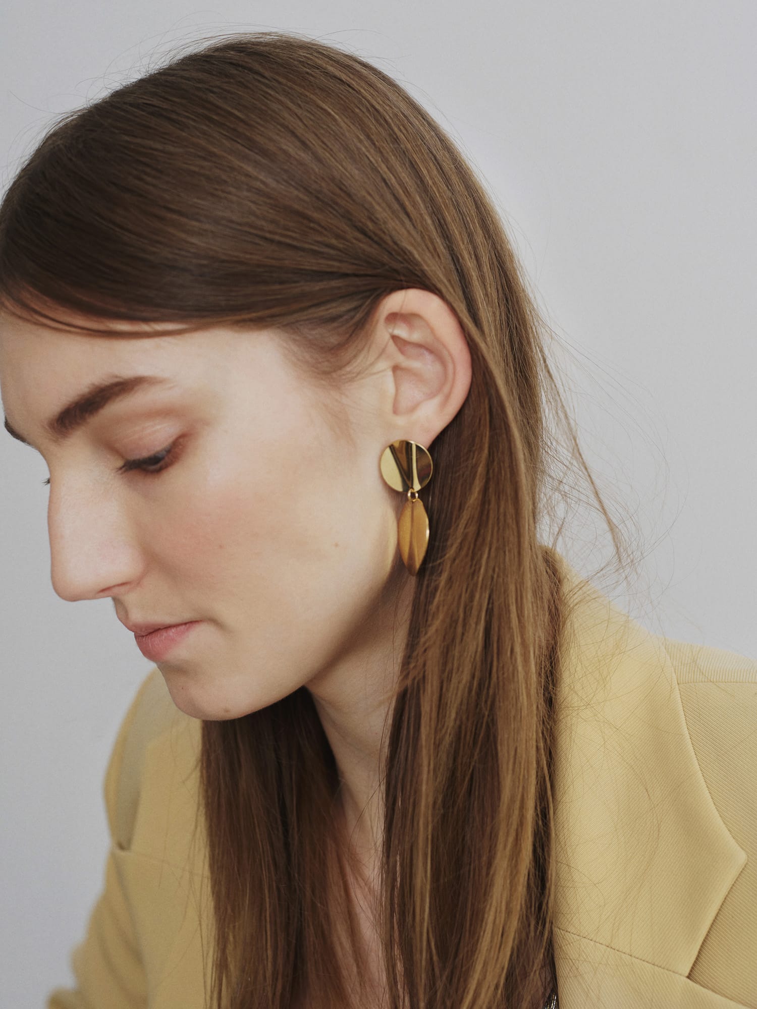 EARRINGS WISHPLATE DANGLING