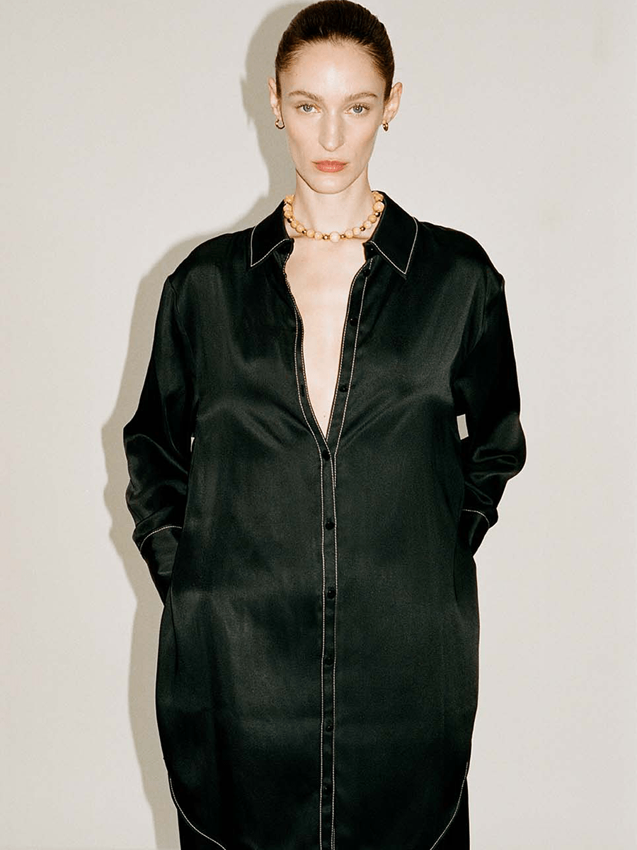 Shirt Blouse Jill Satin