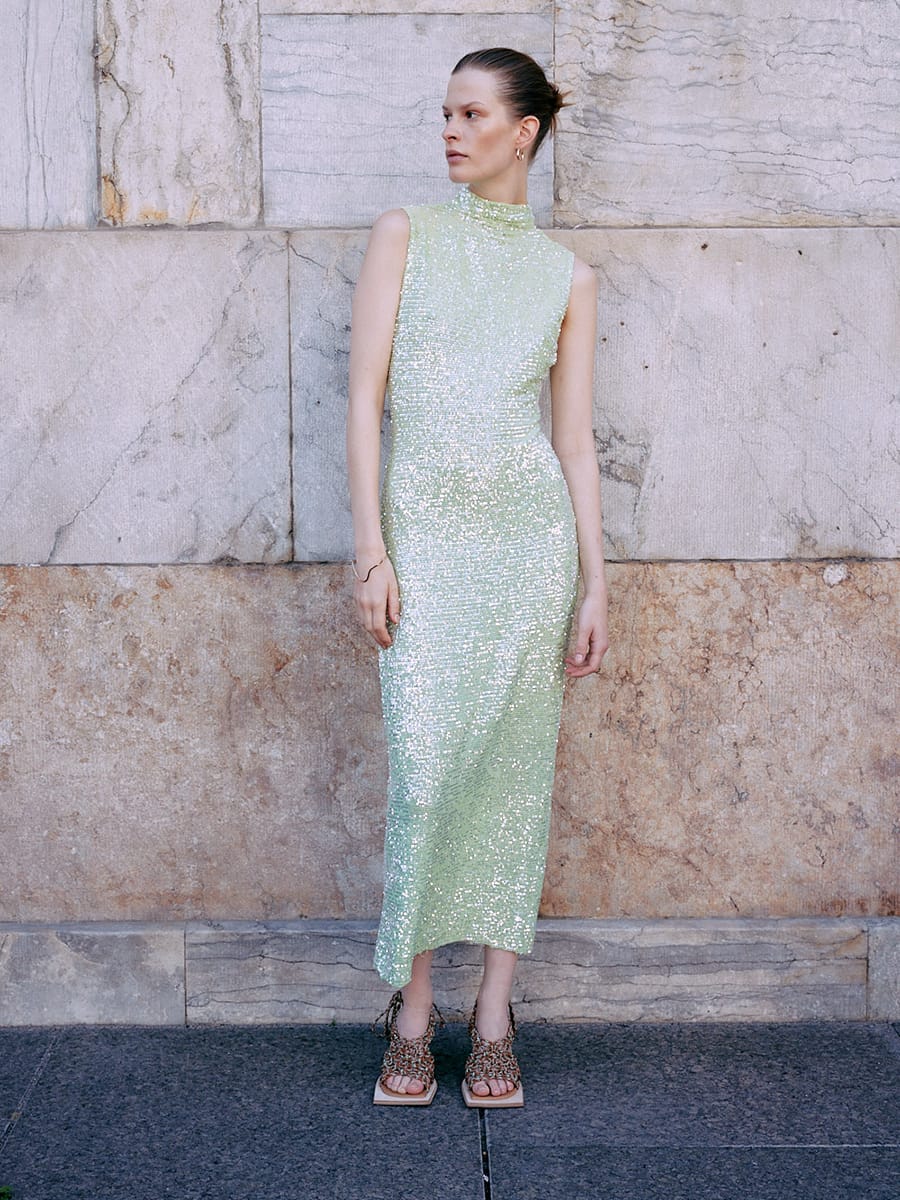 Dress Arta Lime