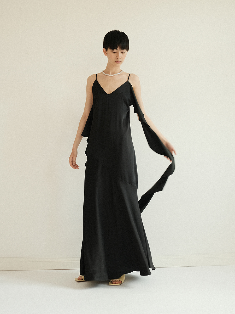 Dress Bella Butter cream & liquorice
