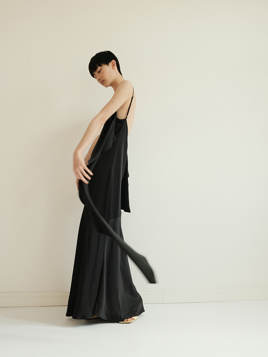 Dress Bella Butter cream & liquorice