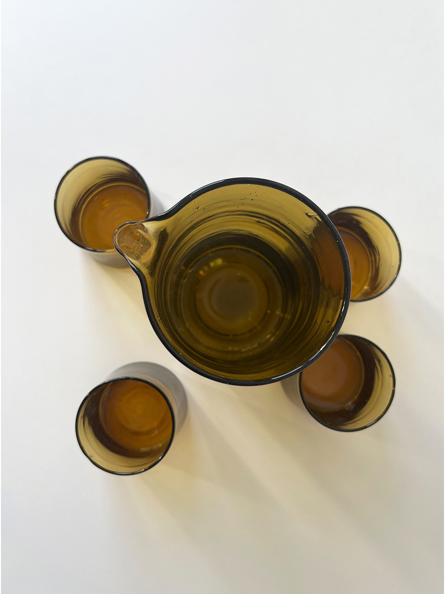 Recycled Glass Pitcher