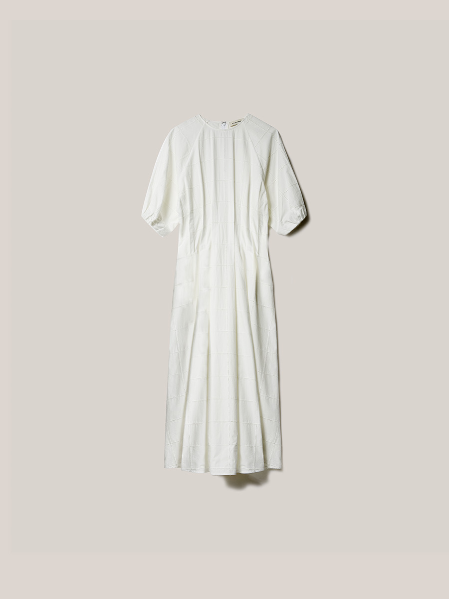 Pleated Dress Trine Silk