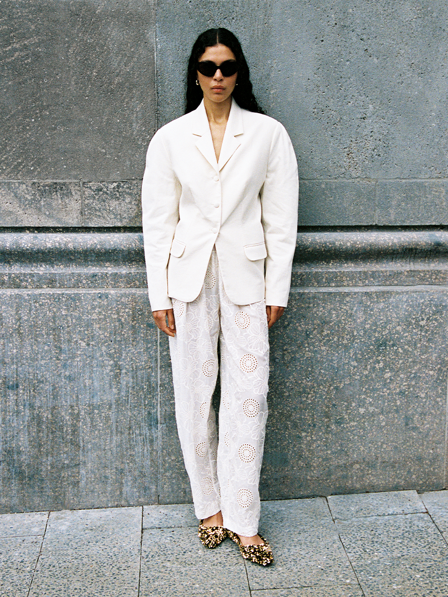 PETITE JACKET RAW COTTON