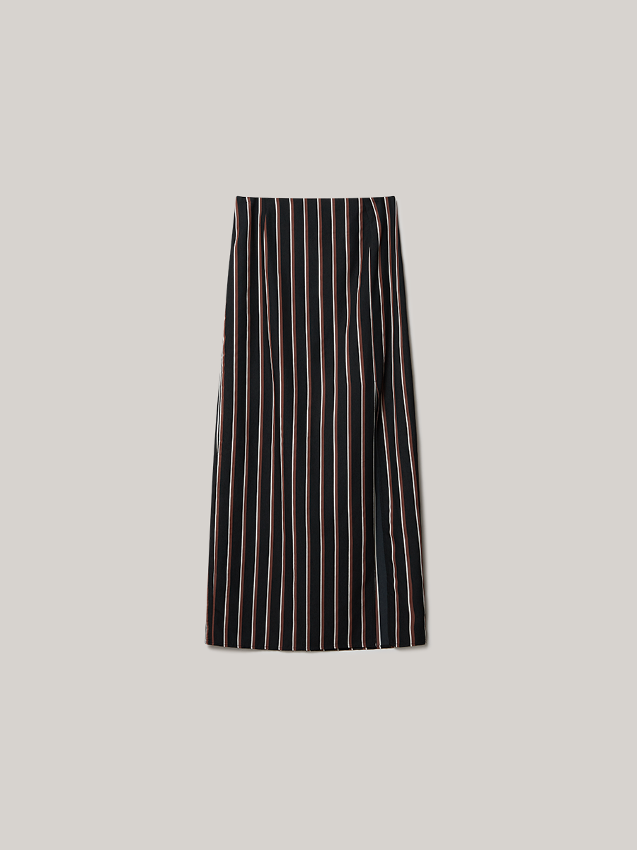 PENCIL SKIRT STRIPED