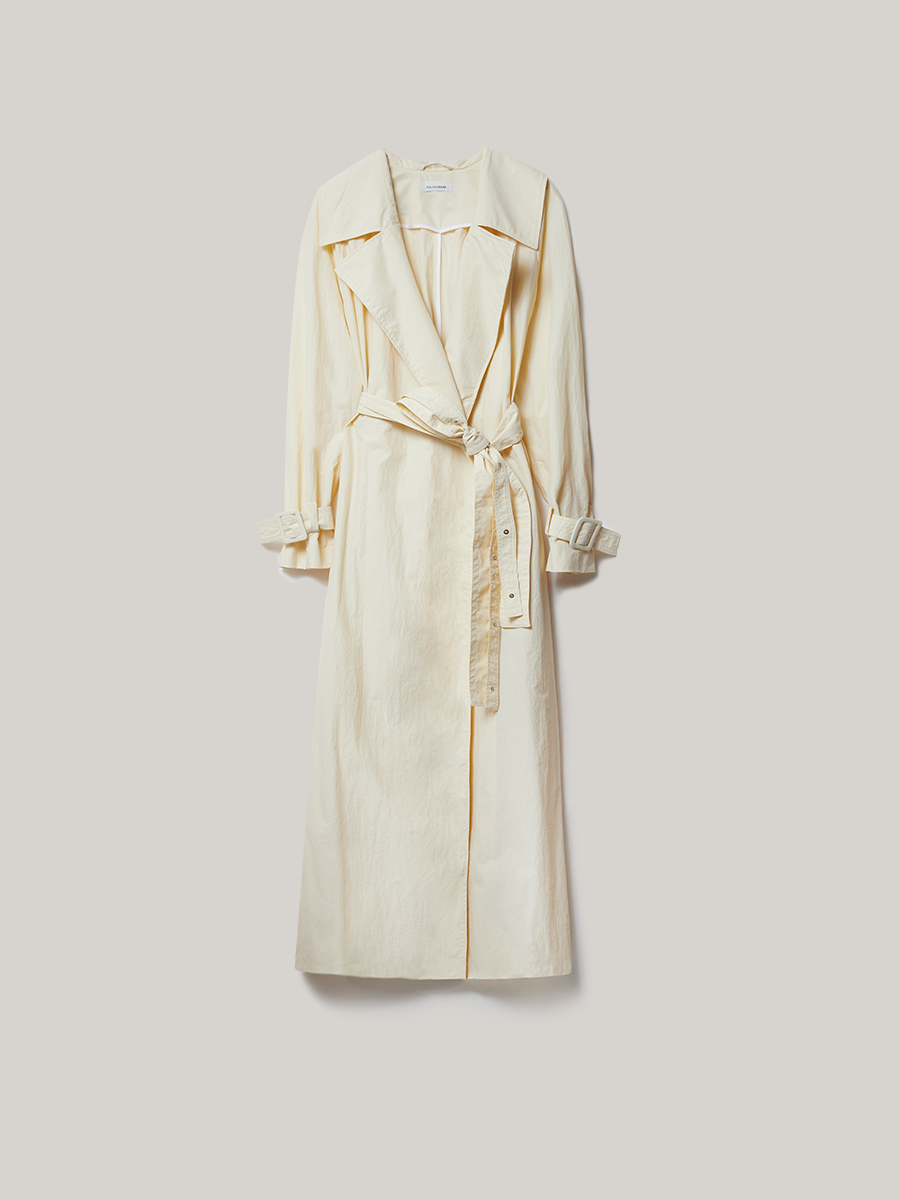 TRENCHCOAT AROG ANTIQUE WHITE