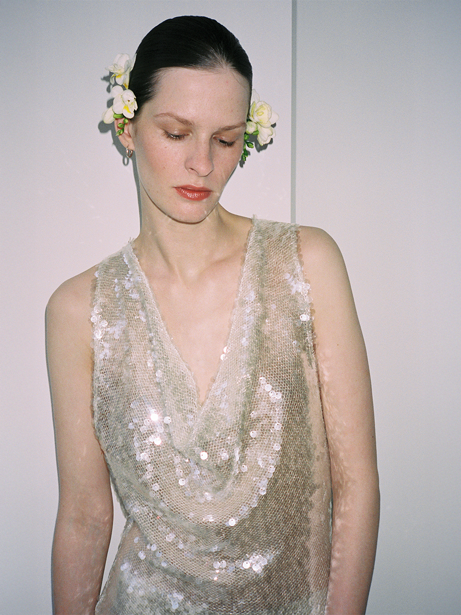 DRESS LOTUS SEQUINS