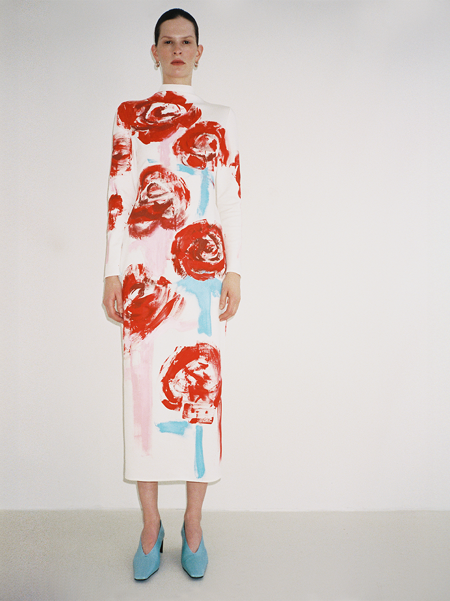 DRESS ARTA EN ROSE - MADE TO ORDER